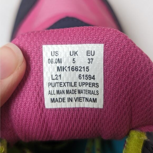 Merrell Moab Speed Low Waterproof Size 6 Youth Hiking Sneaker MulticolorMK166215 - Picture 5 of 8